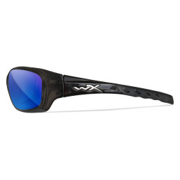 Wiley-X WX Gravity sunglasses (Black Crystal/CAPTIVATE™ Polarized Blue Mirror)