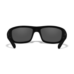Wiley-X WX Omega sunglasses (Matte Black/CAPTIVATE™ Polarized Grey)