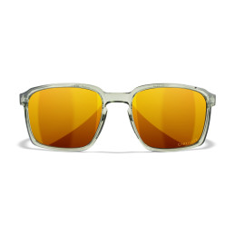 Wiley-X WX Alfa sunglasses (Gloss Crystal Light Olive/CAPTIVATE™ Polarized Bronze Mirror)