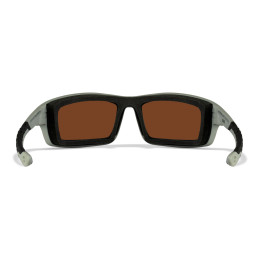Wiley-X WX Grid sunglasses (Matte Grey/CAPTIVATE™ Polarized Green Mirror)