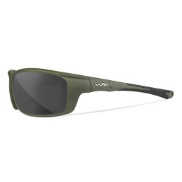 Wiley-X WX Grid sunglasses (Matte Utility Green/CAPTIVATE™ Polarized Grey)