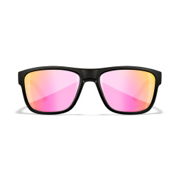 Wiley-X WX Ovation sunglasses (Matte Black/CAPTIVATE™ Polarized Rose Gold Mirror)