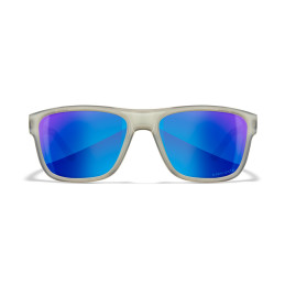 Wiley-X WX Ovation sunglasses (Matte Slate/CAPTIVATE™ Polarized Blue Mirror)