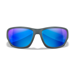 Wiley-X WX Climb sunglasses (Matte Grey/CAPTIVATE™ Polarized Blue Mirror)
