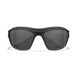 Wiley-X WX Ozone sunglasses (Matte Black/CAPTIVATE™ Polarized Grey)
