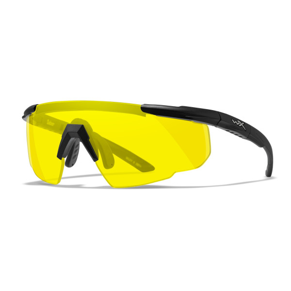Wiley-X Saber advanced sunglasses (Matte Black/Pale Yellow)