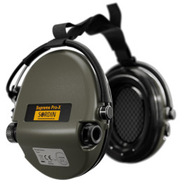 Sordin Supreme Pro-X hearing protection - active hunting hearing protection - EN 352 - neck band, GEL