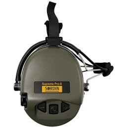 Sordin Supreme Pro-X hearing protection - active hunting hearing protection - EN 352 - neck band, GEL