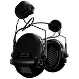 Sordin Supreme MIL AUX Hearing Protection - Active Military Hearing Muff - AUX Port & ARC Connector