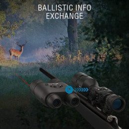 ATN Binox-4T 640-1-10x, 640x480, 19mm, Thermal Binocular with Laser range  finder, Full HD Video rec, WiFi, Smooth zoom
