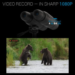 ATN Binox-4T 640-2.5-25x, 640x480, 50mm, Thermal Binocular with Laser range  finder, Full HD Video rec, WiFi, Smooth zoom