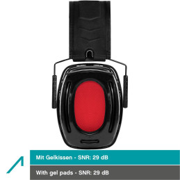 ACE Alpha electronic hearing protection - with gel pads and active noise amplification - SNR: 29 dB