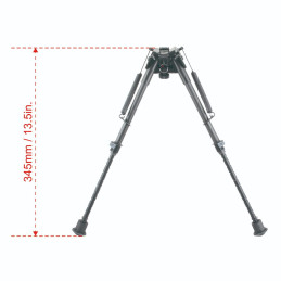 Vector Optics Carbon Fiber 9-13.5" Swivel Spring Bipod
