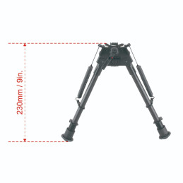 Vector Optics Carbon Fiber 9-13.5" Swivel Spring Bipod