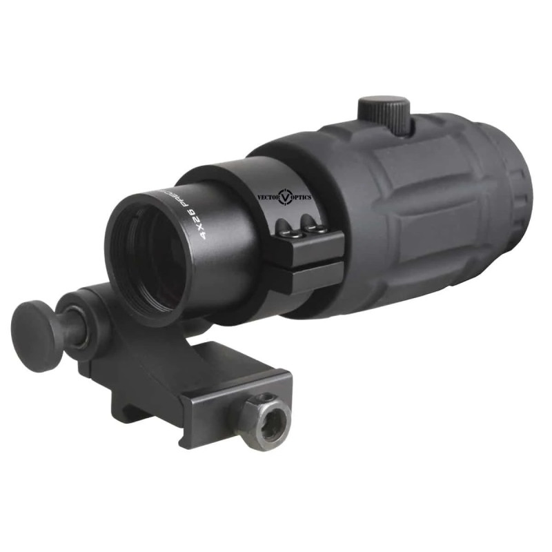 Vector Optics 4x Magnifier w/ Flip Side Mount (Old model SCOT-29)