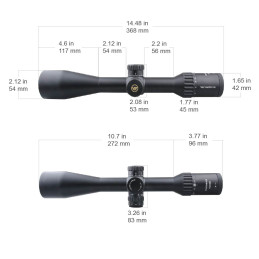 Vector Optics Continental 4-24x50SFP Tactical LPVO Riflescope FDE
