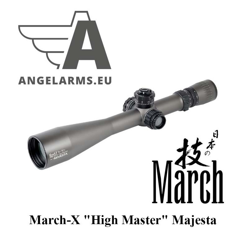 March Riflescope March-X "High Master" Majesta 8x-80x56mm Tactical Scope Illuminated (D80HV56WTIMLX-GR)