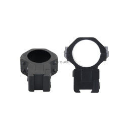 Vector Optics X-ACCU 25.4mm 1in Adjustable Elevation Dovetail Rings