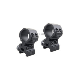 Vector Optics X-ACCU 25.4mm 1in Adjustable Elevation Picatinny Rings