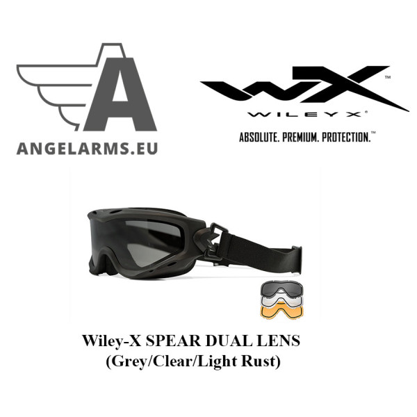 Wiley-X SPEAR DUAL LENS (Grey/Clear/Light Rust)