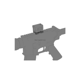 Vector Optics Enclosed Red Dot Sight Low Weaver Mount VOD Footprint