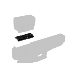 Vector Optics MOS to VOD Footprint Pistol Red Dot Steel Adapter