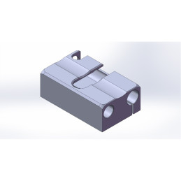 Rusan Rear base for pivot mount - raw 19,8 x 32 x 11,5 (W x L x H)