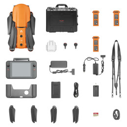 Autel Robotics EVO II Dual 640T V3 Thermal Drone Rugged Bundle Orange