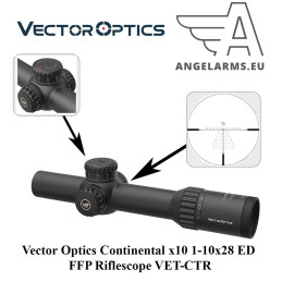 Vector Optics Continental Zoom x10 1-10x28 ED FFP Riflescope VET-CTR