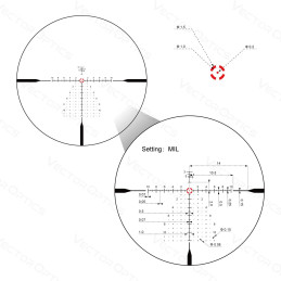 Vector Optics Continental Zoom x10 1-10x28 ED FFP Riflescope VET-CTR