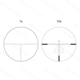 Vector Optics Continental Zoom x10 1-10x28 ED FFP Riflescope VET-CTR