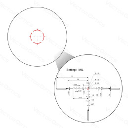 Vector Optics Continental Zoom x10 1-10x28 ED FFP Riflescope VET-RAR