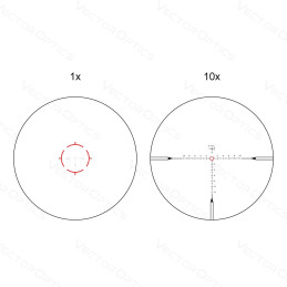 Vector Optics Continental Zoom x10 1-10x28 ED FFP Riflescope VET-RAR