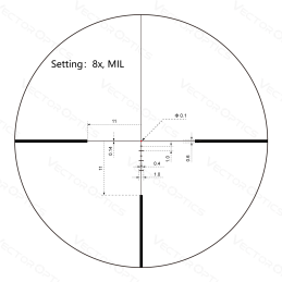 Vector Optics Continental x8 1-8x24i ED Fiber LPVO Riflescope