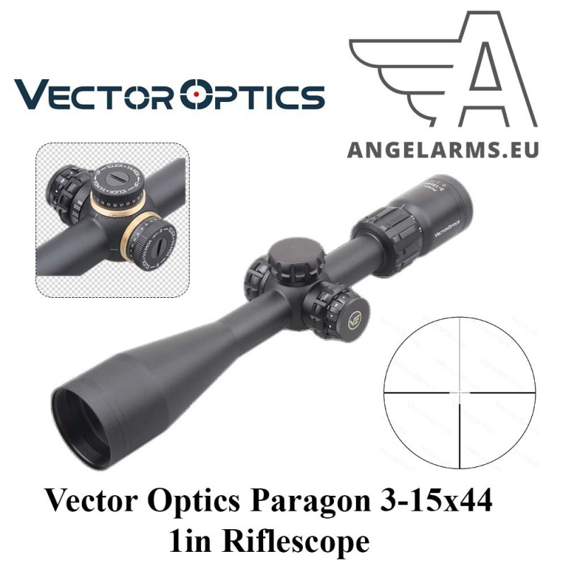 Vector Optics Paragon 3-15x44 1in Riflescope