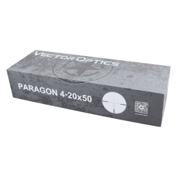 Vector Optics Paragon 4-20x50 1in Riflescope Zero-Stop