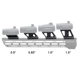 Vector Optics 0.83" Profile Cantilever Picatinny Riser Mount