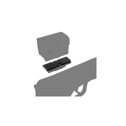 Vector Optics Enclosed Red Dot Mount - VOD for CZ Pistols