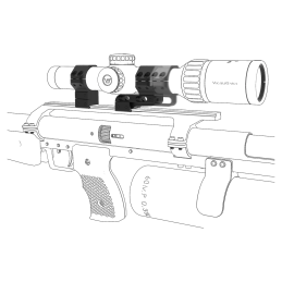 Vector Optics 30mm Adjustable Cantilever Dovetail Rings