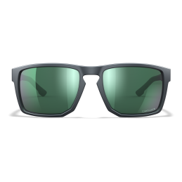 Wiley-X FOUNDER Captivate Polarized Green Mirror, Matte Graphite Frame