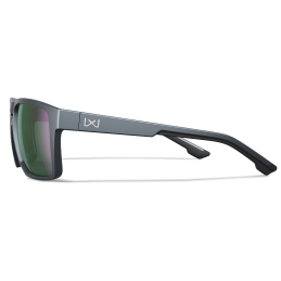 Wiley-X FOUNDER Captivate Polarized Green Mirror, Matte Graphite Frame