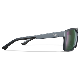 Wiley-X FOUNDER Captivate Polarized Green Mirror, Matte Graphite Frame