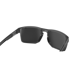 Wiley-X FOUNDER Captivate Polarized Blue Mirror, Gloss Crystal Grey