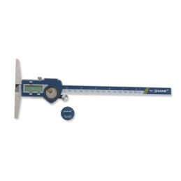 SHAHE Depth Vernier Caliper Micrometer 150 mm Digital Vernier Caliper Stainless Steel Electric Digital Depth Gauge-1