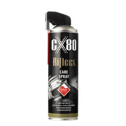 RifleCX CARE SPRAY with TEFLON 500 ML preserves your weapon and eliminates micro-damage.