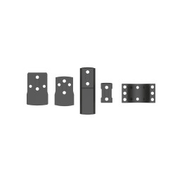 Vector Optics 30mm X-ACCU Mount Assembly Kit 6 Holes
