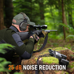 Sordin Ear Defenders - Active & Electronic - Hearing Protectors Black Headband & Black Cups GEN2-3