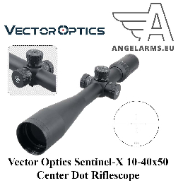 Vector Optics Sentinel-X 10-40x50 Center Dot Riflescope