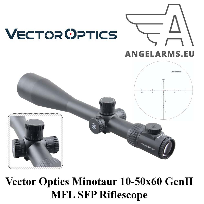 Vector Optics Minotaur 10-50x60 GenII MFL SFP Riflescope Vector Optics Minotaur 10-50x60 GenII MFL SFP Riflescope