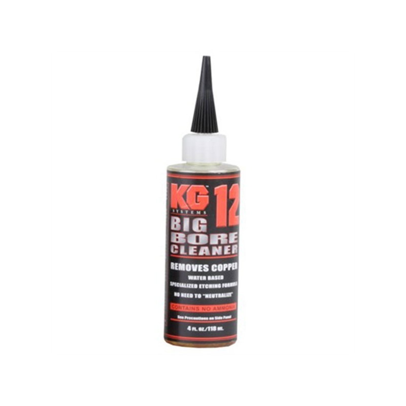 KG-12 Big Bore Cleaner/ Copper remover 4 fl.oz. / 118 ml KG-12 Big Bore Cleaner/ Copper remover 4 fl.oz. / 118 ml
